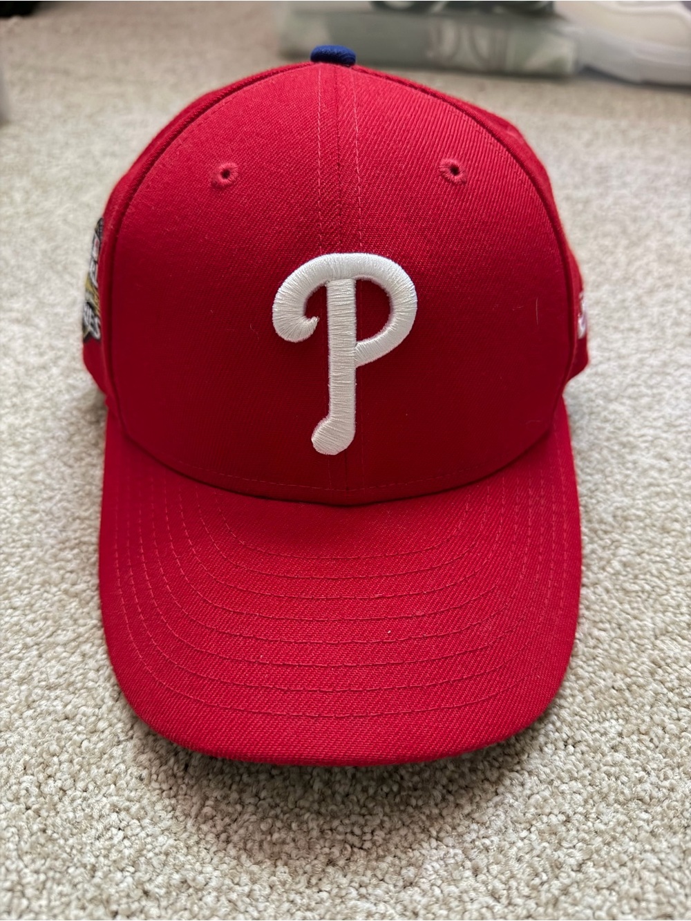 Philadelphia Phillies 2022 World Series fitted hat 7 1/4 - Picture 1 of 3